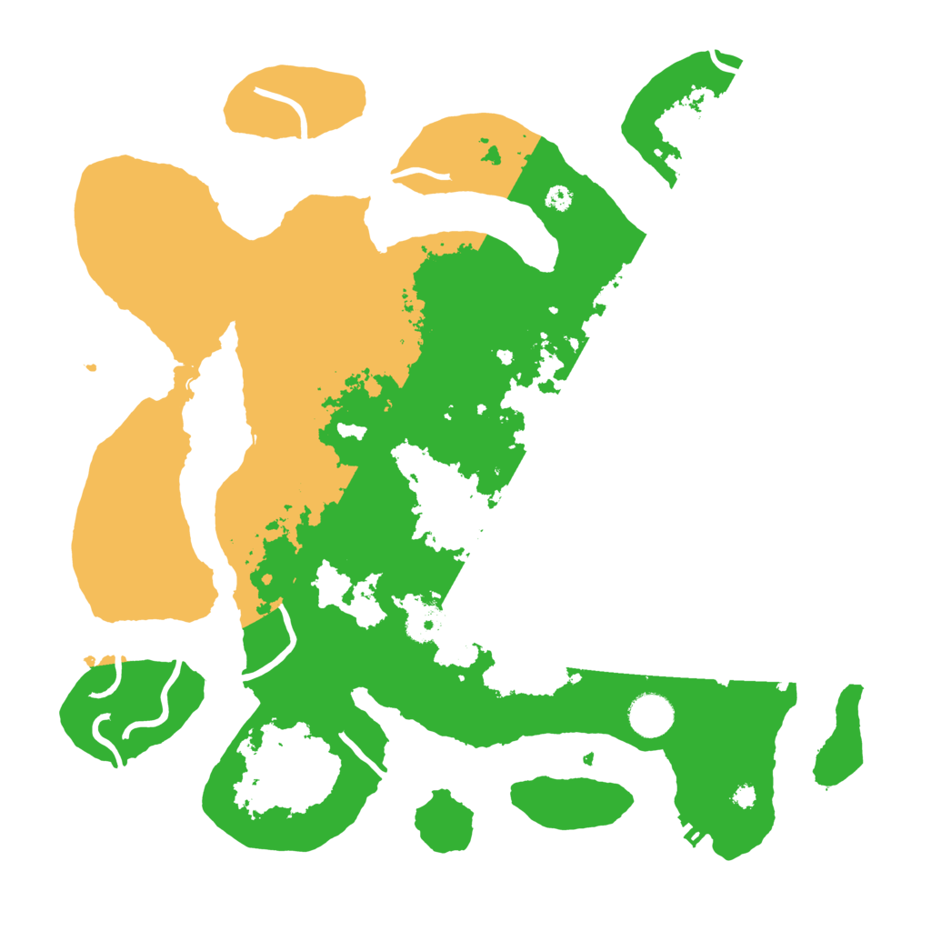 Biome Rust Map: Procedural Map, Size: 3700, Seed: 4400491