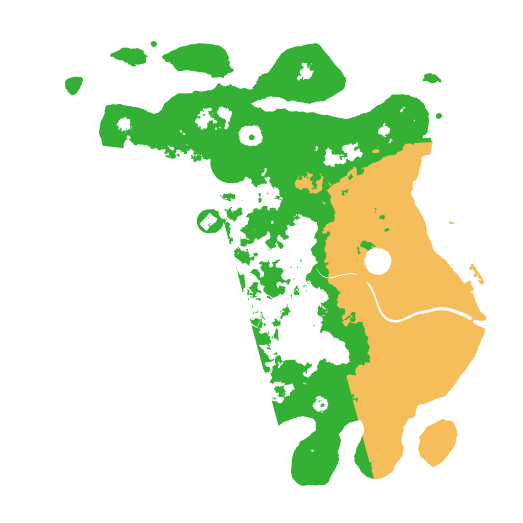 Biome Rust Map: Procedural Map, Size: 3500, Seed: 4206986