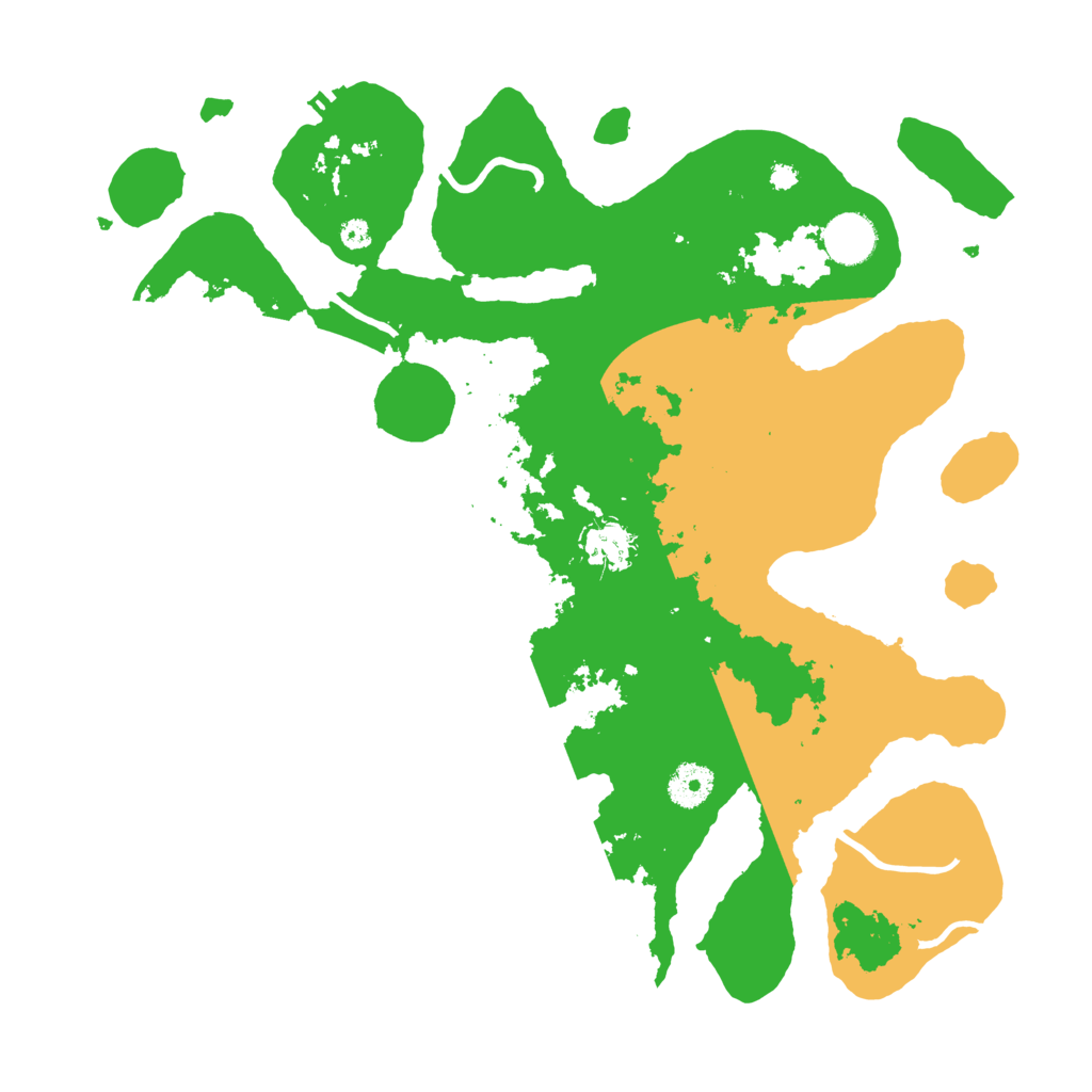 Biome Rust Map: Procedural Map, Size: 3700, Seed: 4703474