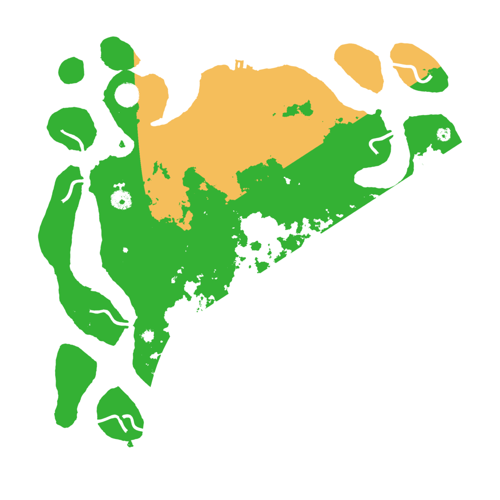 Biome Rust Map: Procedural Map, Size: 3700, Seed: 1850036