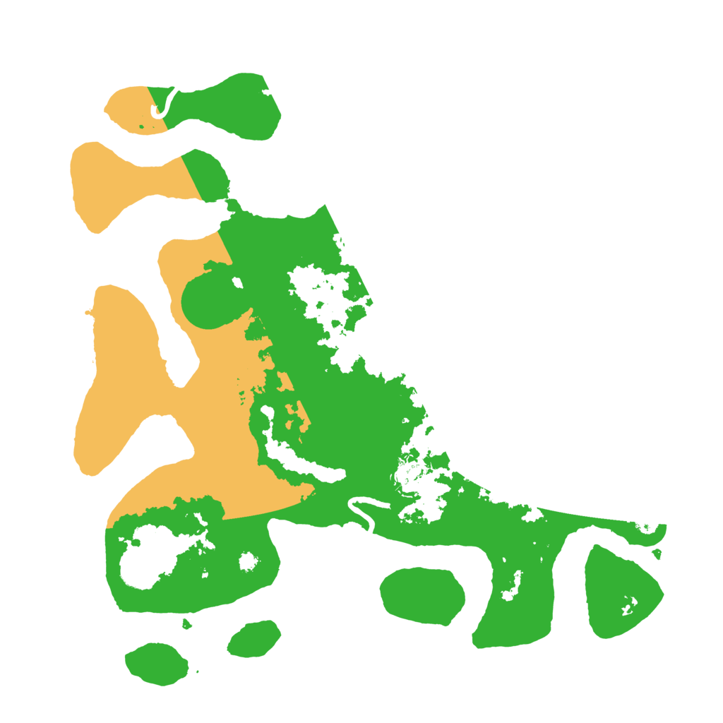 Biome Rust Map: Procedural Map, Size: 3500, Seed: 3885931