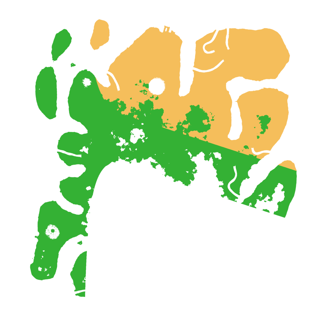 Biome Rust Map: Procedural Map, Size: 3500, Seed: 2926309