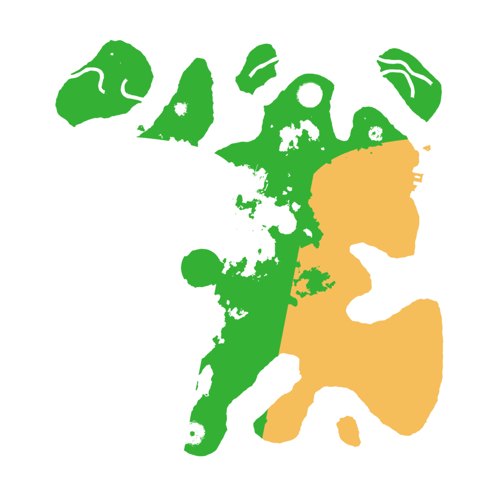 Biome Rust Map: Procedural Map, Size: 3500, Seed: 2208778
