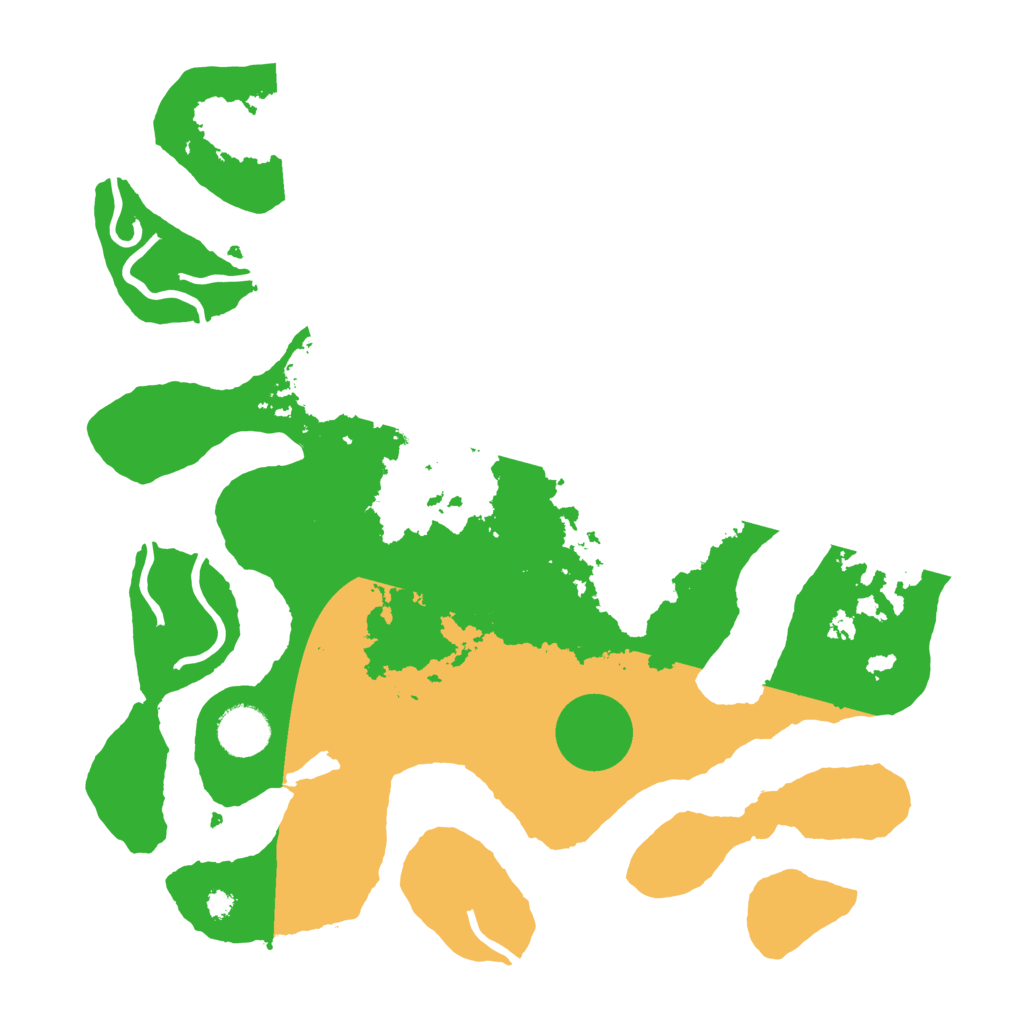 Biome Rust Map: Procedural Map, Size: 3500, Seed: 4541967