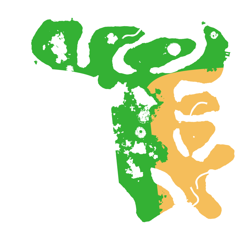 Biome Rust Map: Procedural Map, Size: 3500, Seed: 2493174