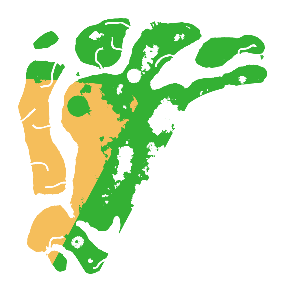 Biome Rust Map: Procedural Map, Size: 3700, Seed: 1613804