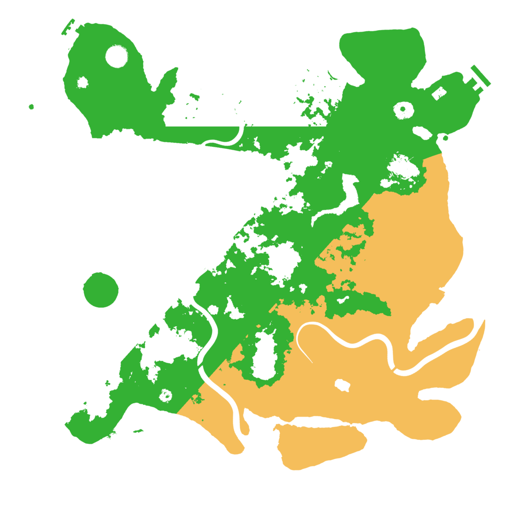 Biome Rust Map: Procedural Map, Size: 4000, Seed: 42132517