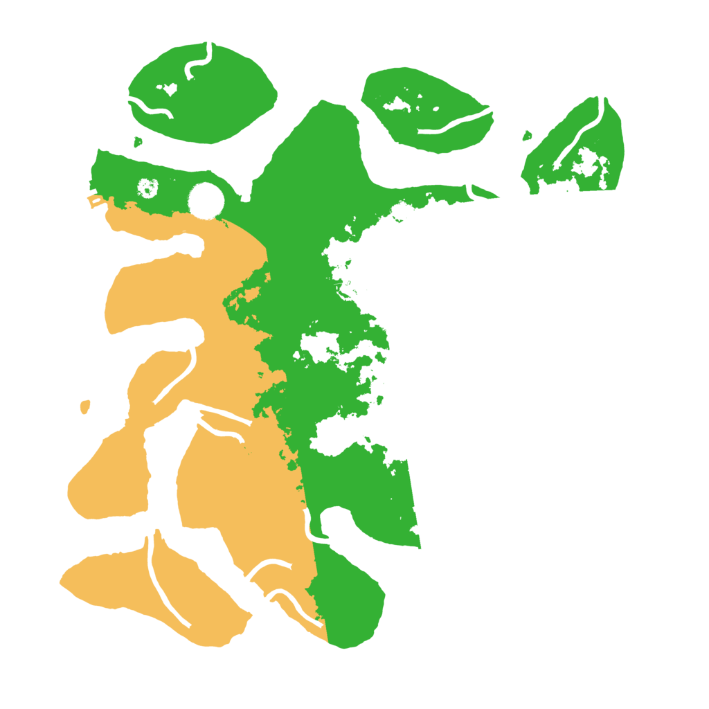 Biome Rust Map: Procedural Map, Size: 3500, Seed: 5788426