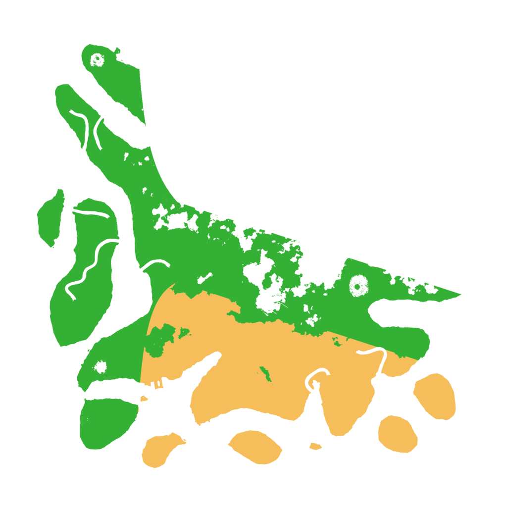 Biome Rust Map: Procedural Map, Size: 3700, Seed: 6331664