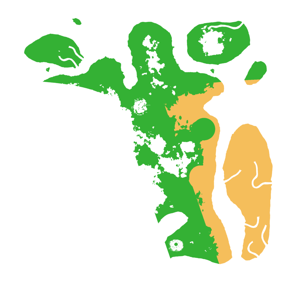 Biome Rust Map: Procedural Map, Size: 3500, Seed: 3923399