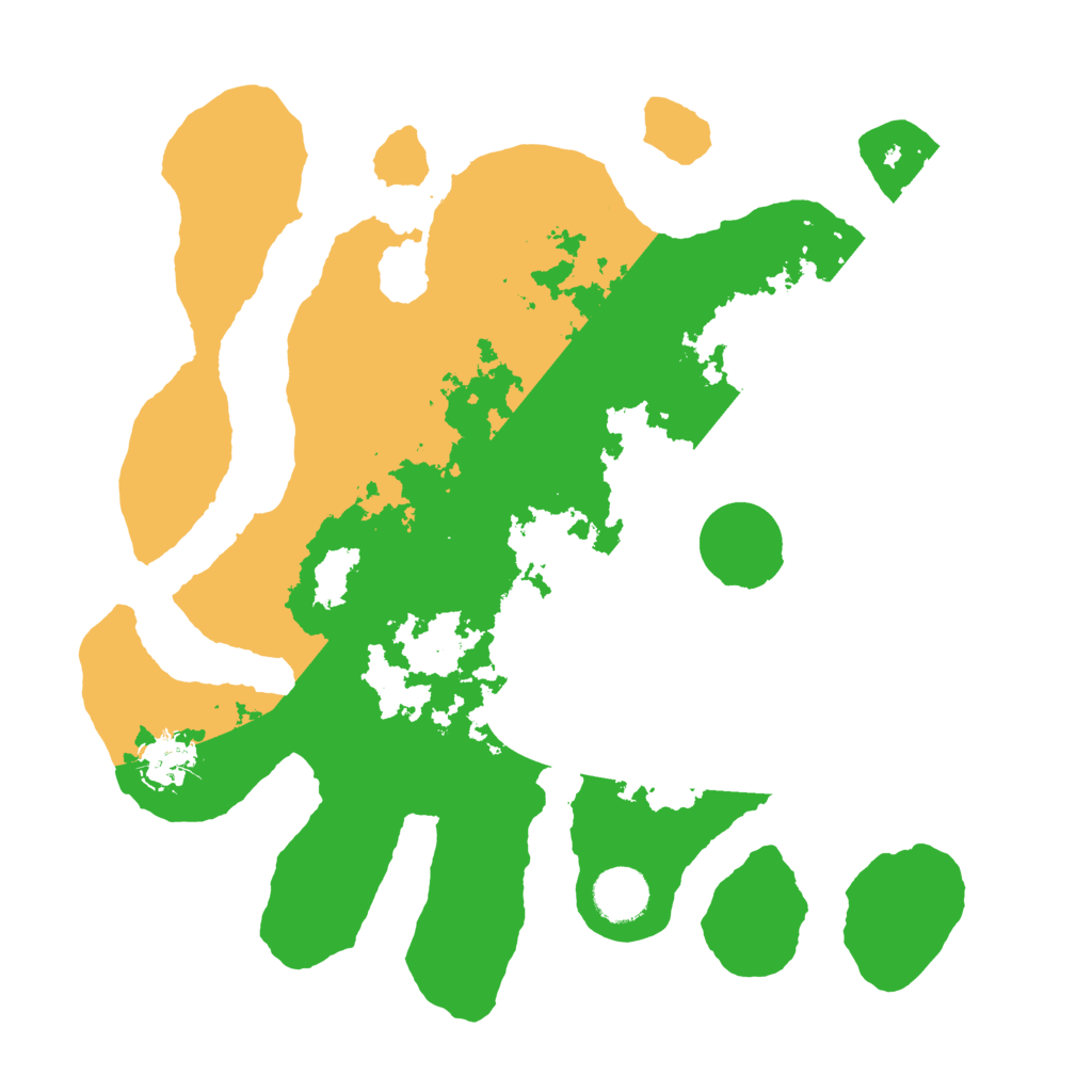 Biome Rust Map: Barren, Size: 3500, Seed: 6116558