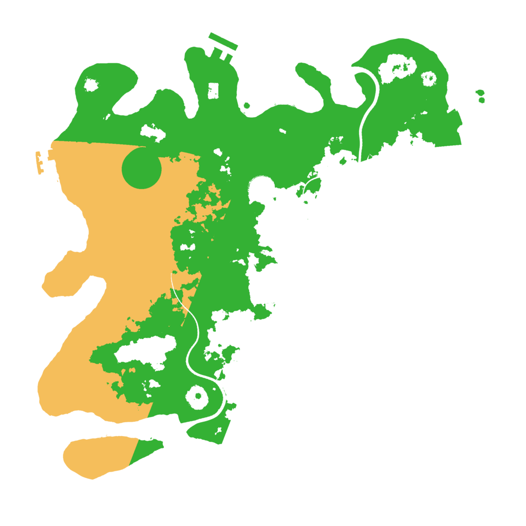Biome Rust Map: Procedural Map, Size: 3500, Seed: 5151828