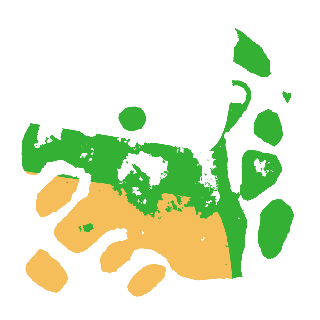 Biome Rust Map: Barren, Size: 3500, Seed: 4975319