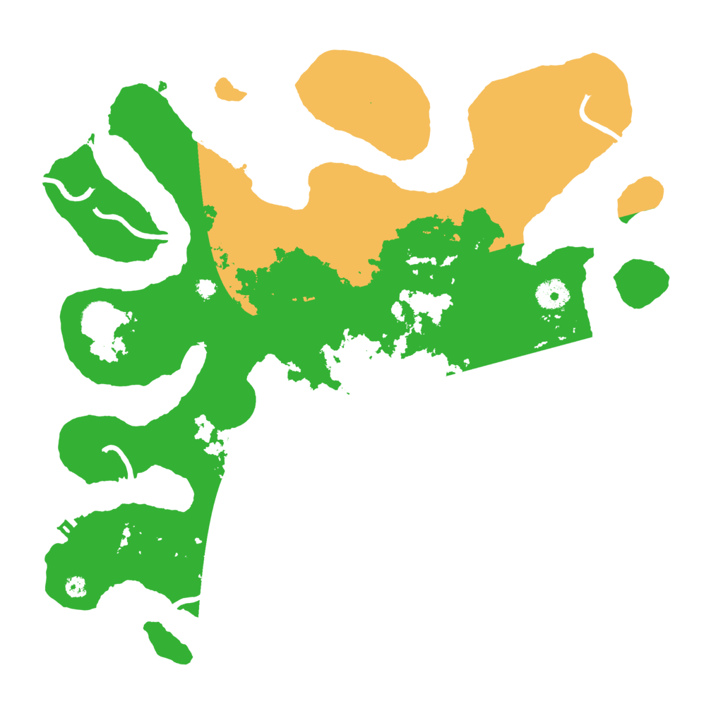 Biome Rust Map: Procedural Map, Size: 3500, Seed: 6442474