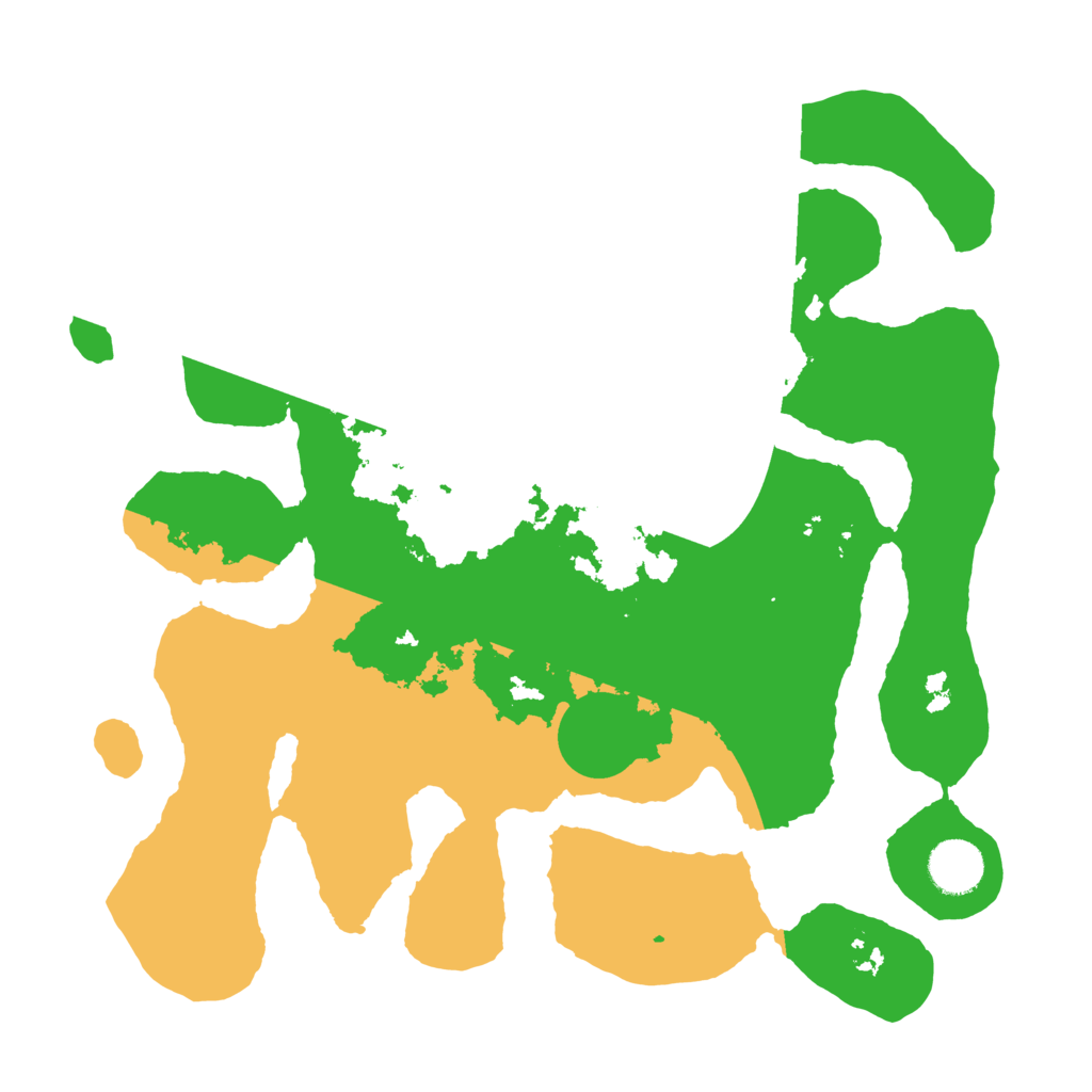 Biome Rust Map: Barren, Size: 3500, Seed: 1550331