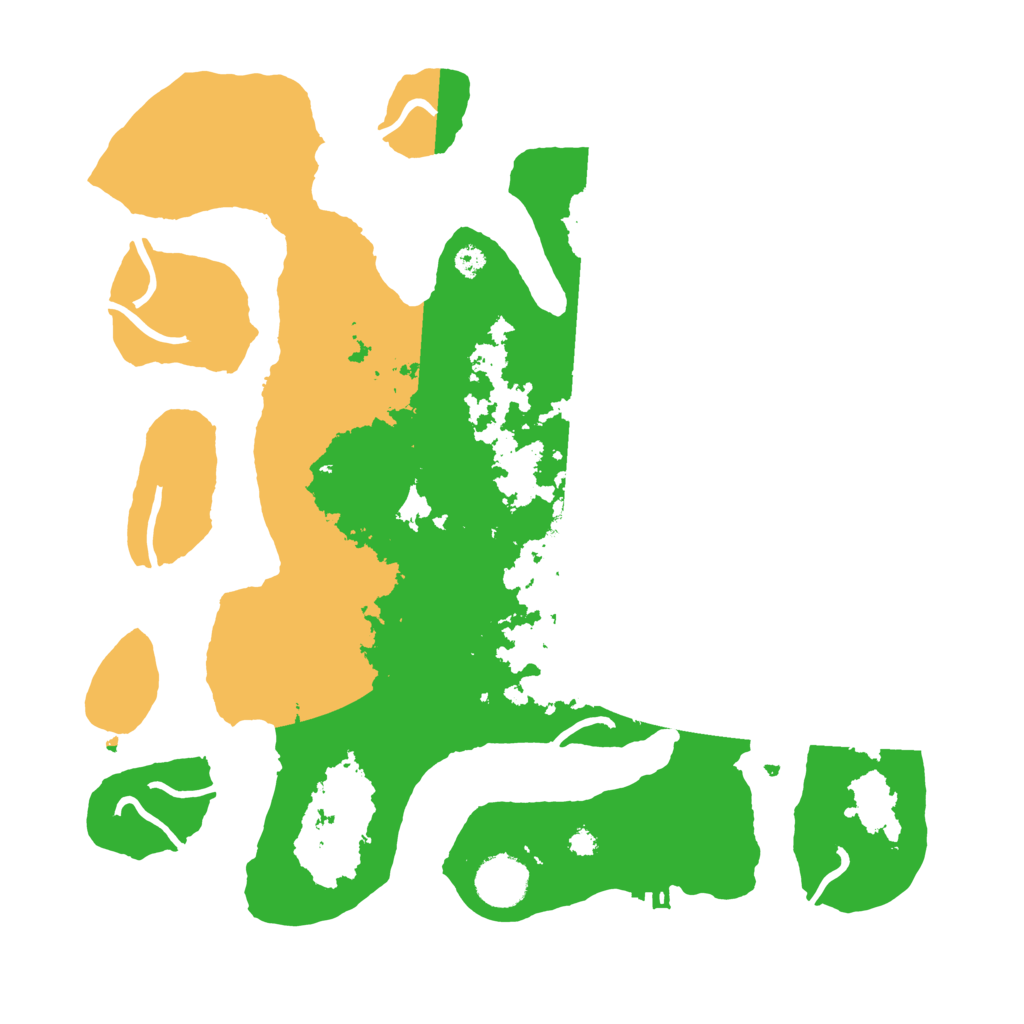Biome Rust Map: Procedural Map, Size: 3500, Seed: 587071