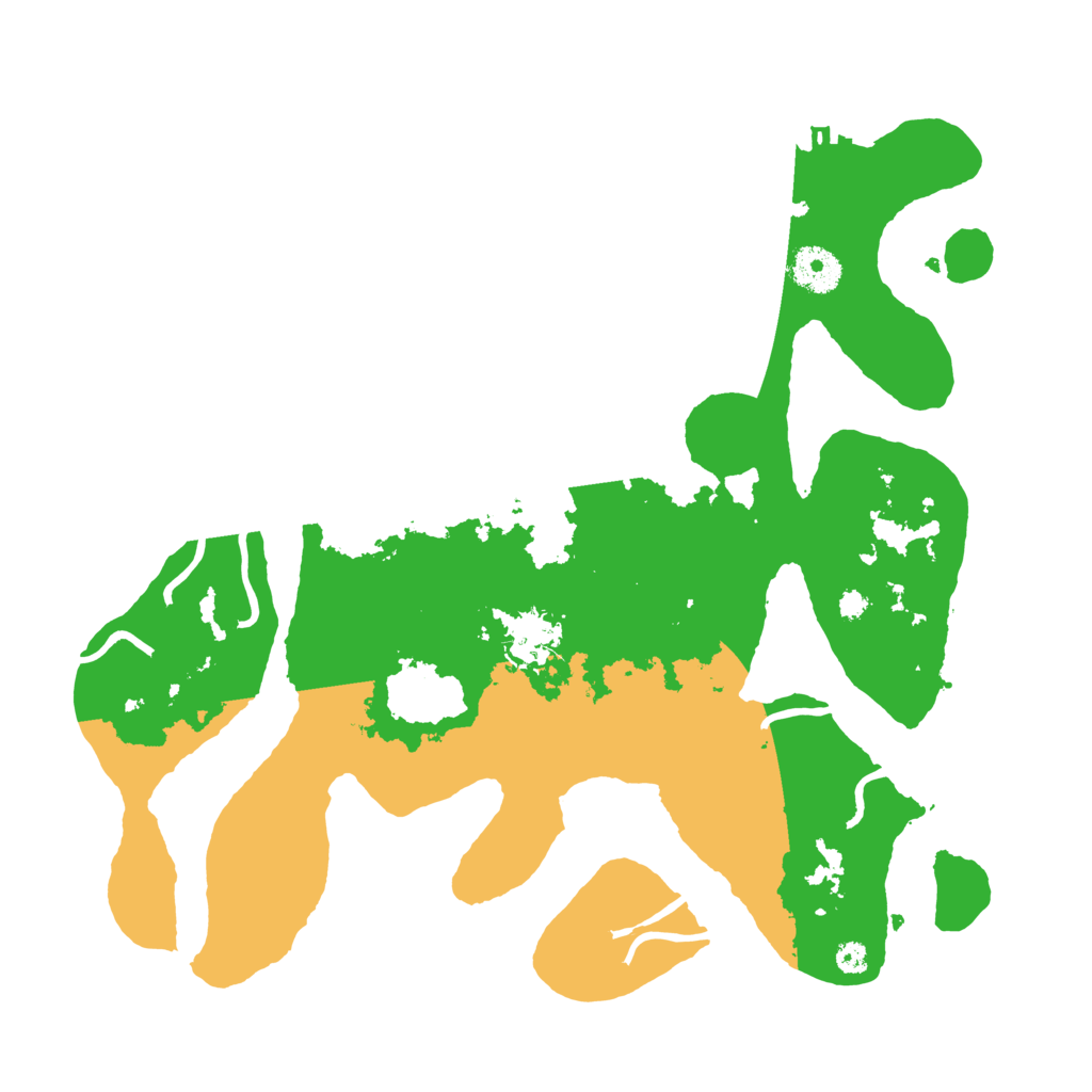 Biome Rust Map: Procedural Map, Size: 3500, Seed: 1154744