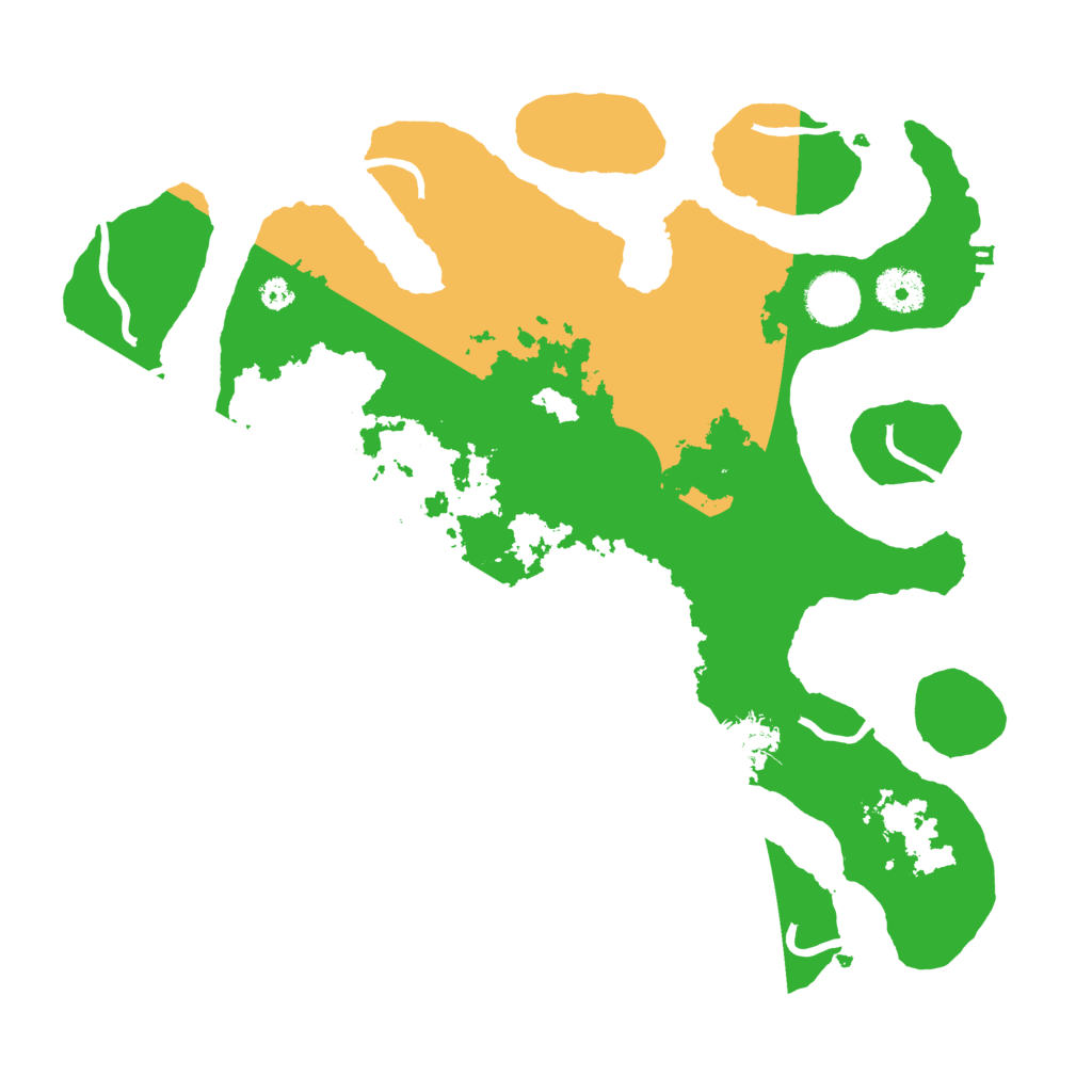 Biome Rust Map: Procedural Map, Size: 3500, Seed: 3633898