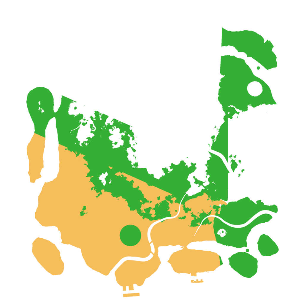 Biome Rust Map: Procedural Map, Size: 3750, Seed: 5323