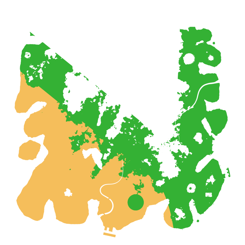 Biome Rust Map: Procedural Map, Size: 4000, Seed: 2524019