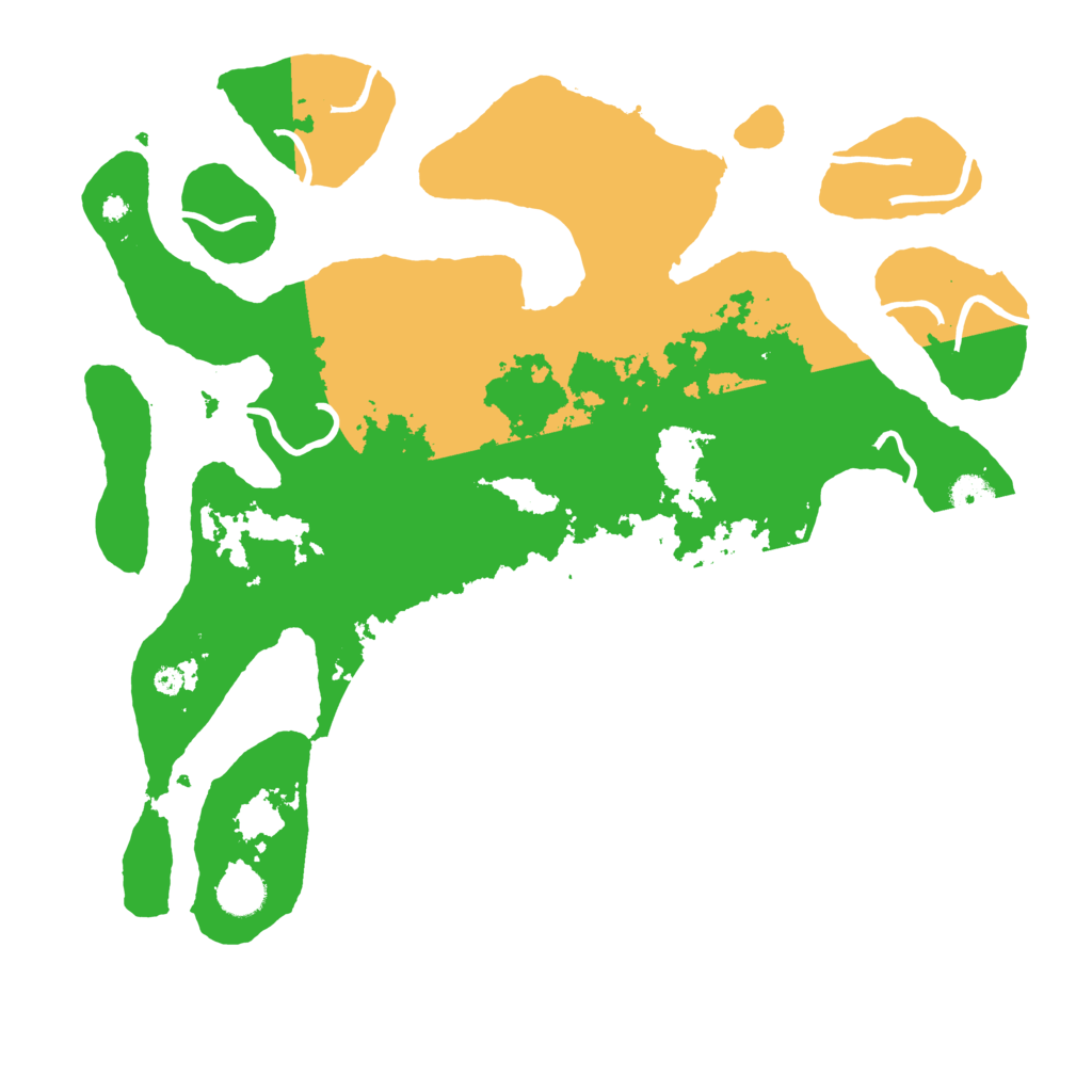 Biome Rust Map: Procedural Map, Size: 4000, Seed: 3069971