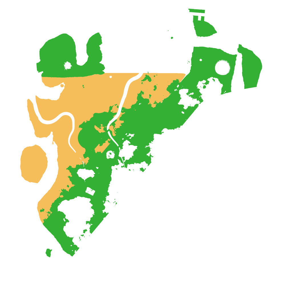 Biome Rust Map: Procedural Map, Size: 3500, Seed: 2230546