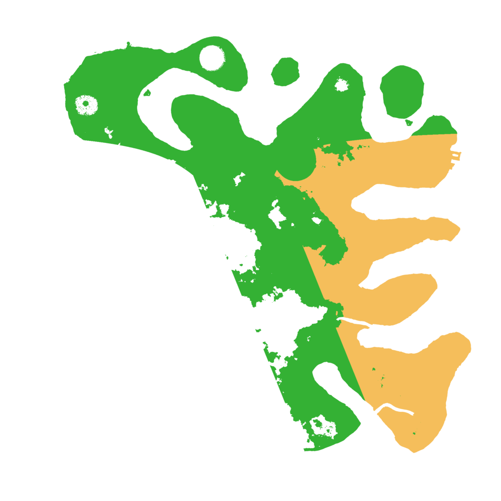 Biome Rust Map: Procedural Map, Size: 3500, Seed: 217095