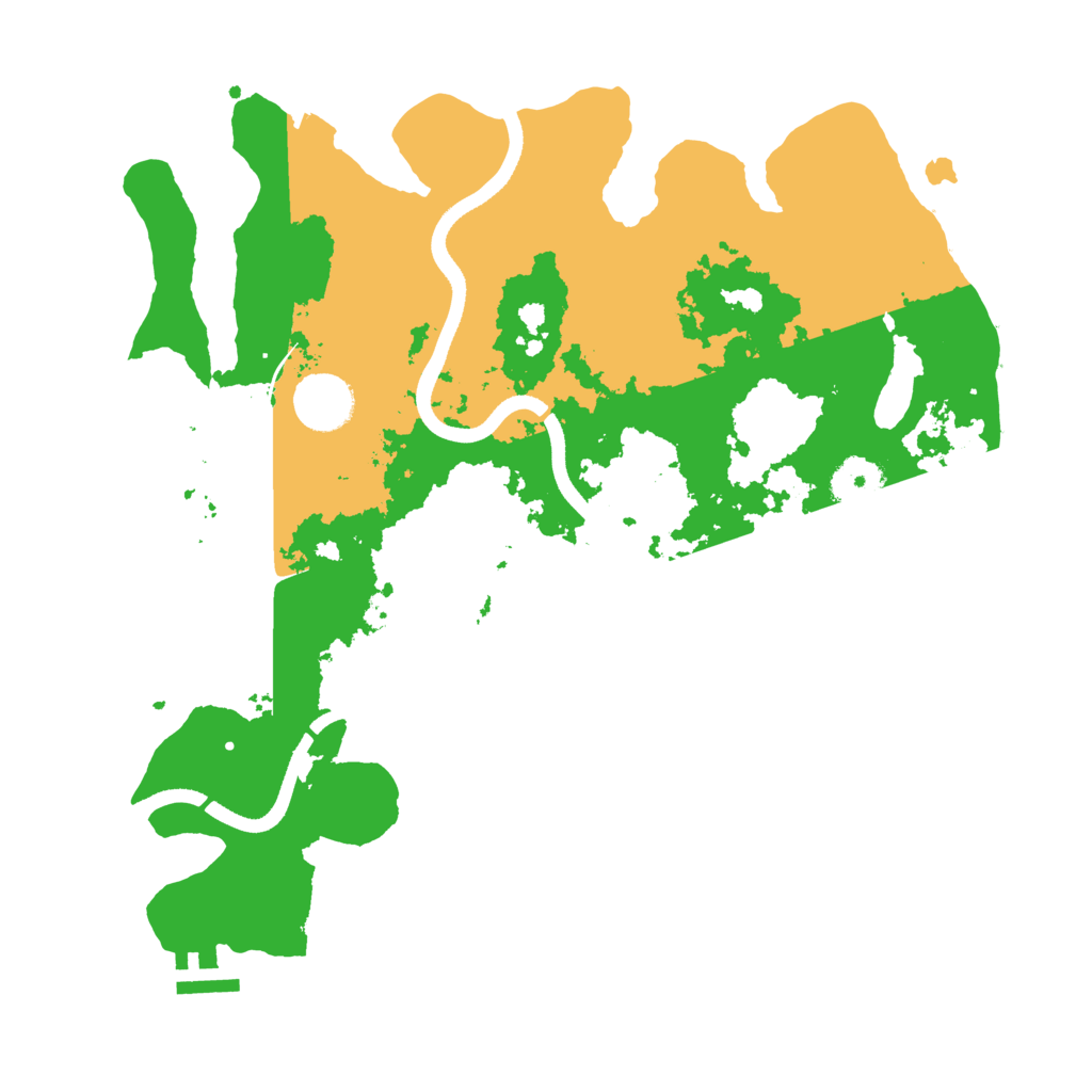 Biome Rust Map: Procedural Map, Size: 3500, Seed: 3896546