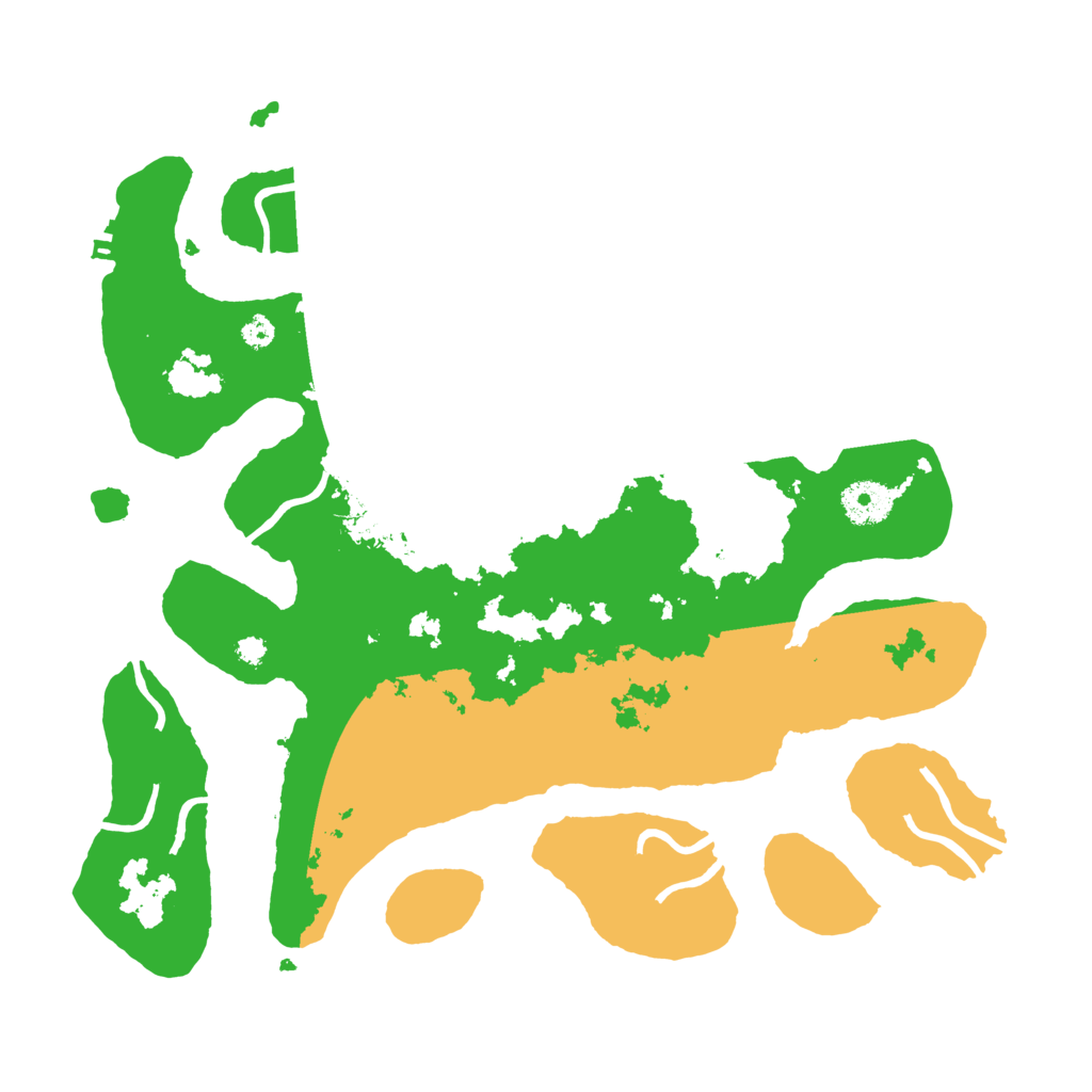 Biome Rust Map: Procedural Map, Size: 3500, Seed: 1050991