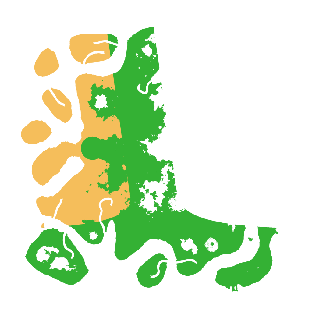 Biome Rust Map: Procedural Map, Size: 3550, Seed: 676308