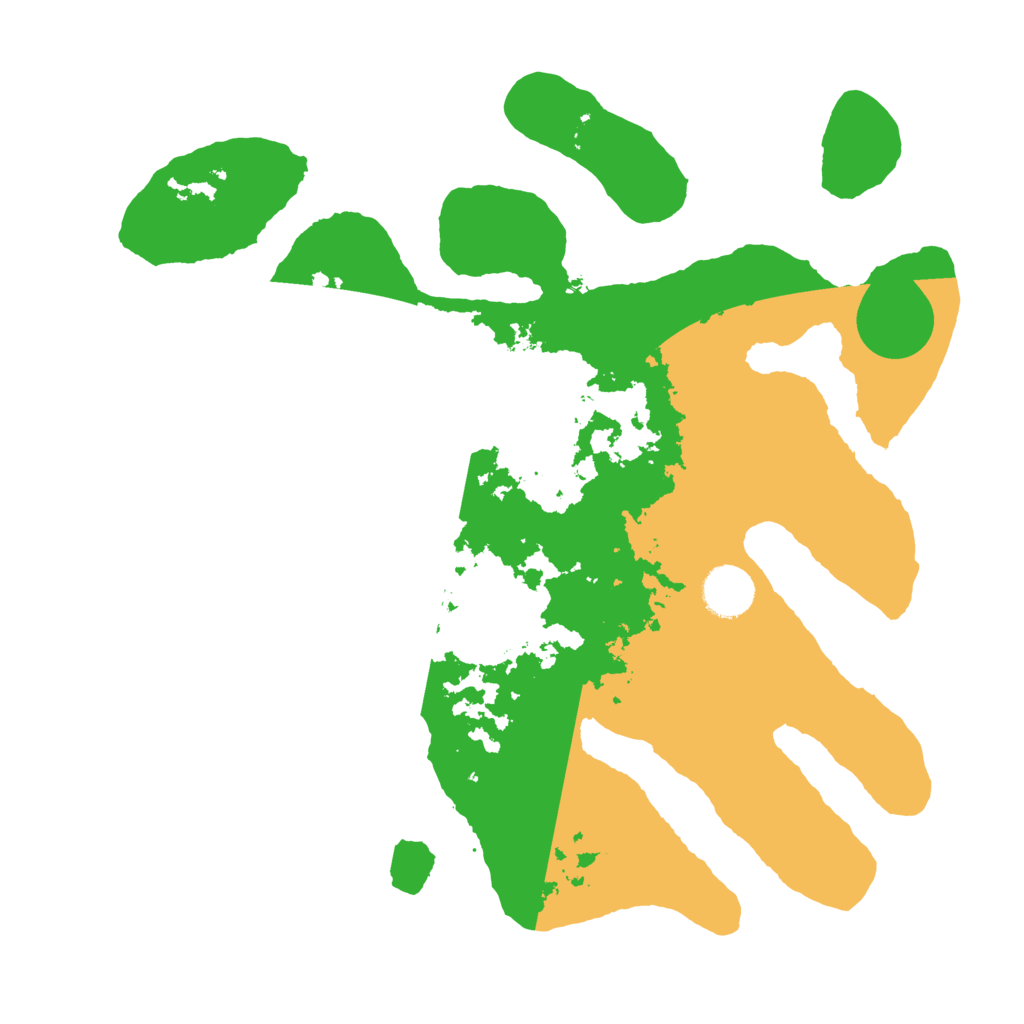 Biome Rust Map: Barren, Size: 3500, Seed: 4876246