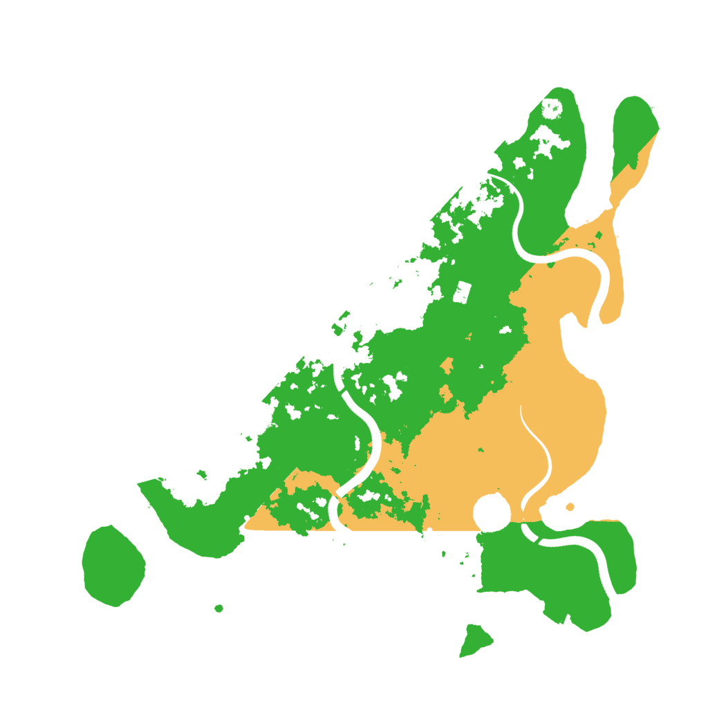 Biome Rust Map: Procedural Map, Size: 3500, Seed: 3748684