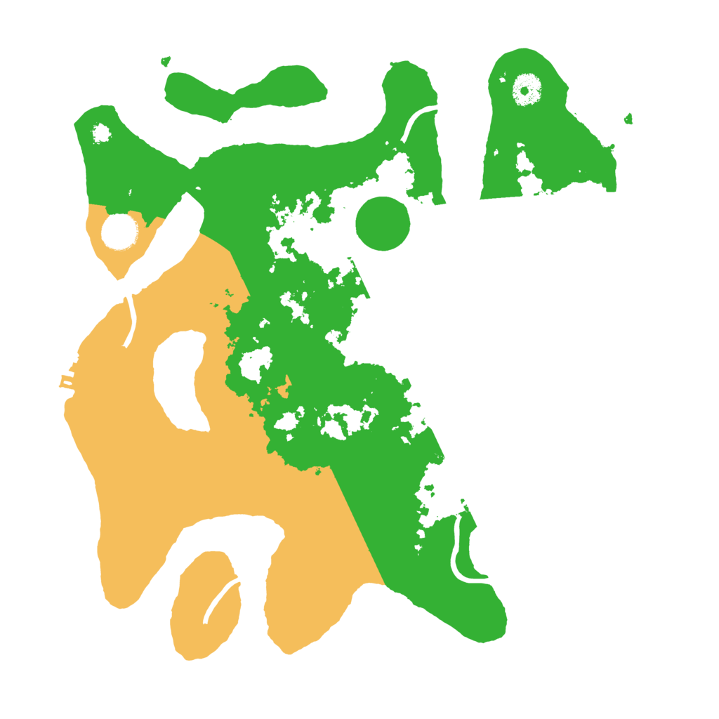 Biome Rust Map: Procedural Map, Size: 3500, Seed: 4523571