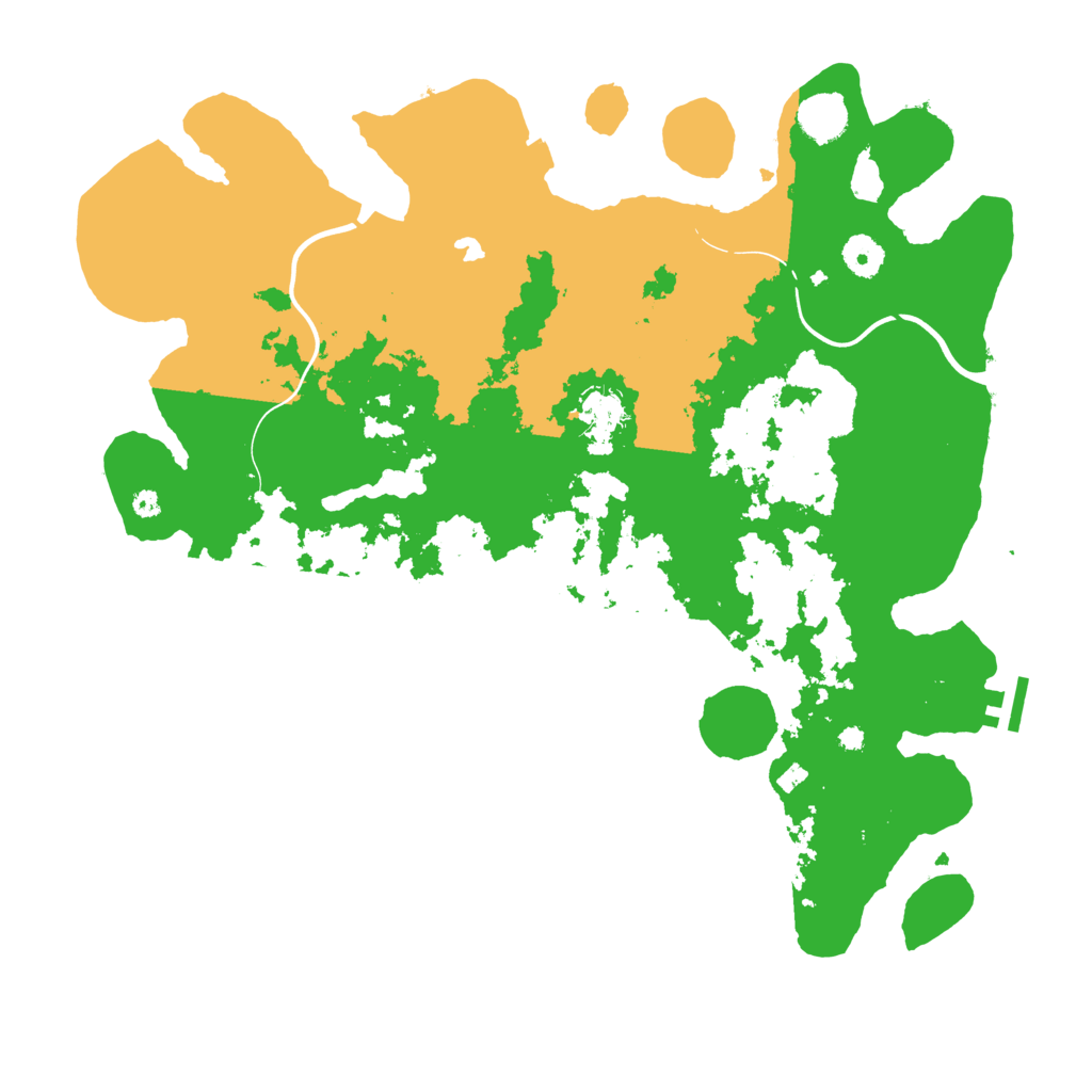 Biome Rust Map: Procedural Map, Size: 4000, Seed: 884