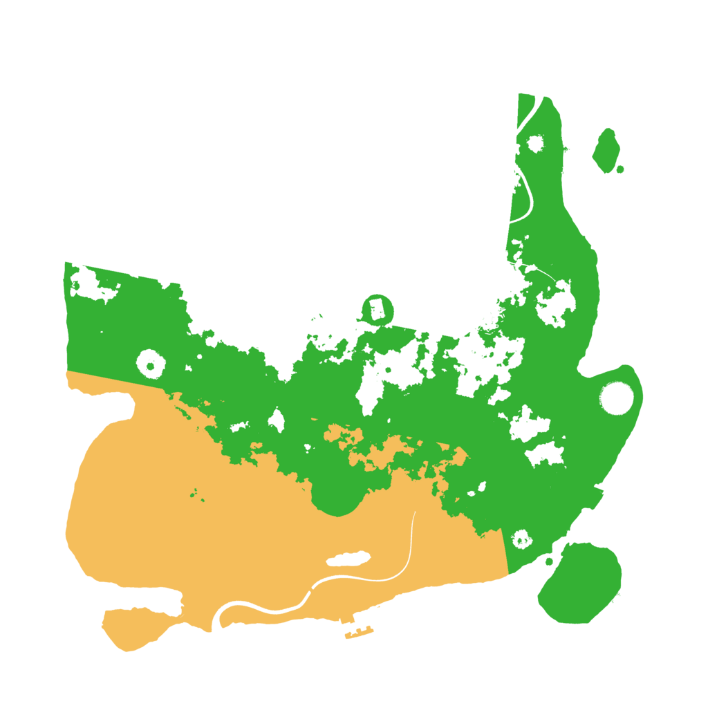 Biome Rust Map: Procedural Map, Size: 3750, Seed: 11