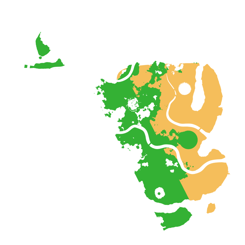 Biome Rust Map: Procedural Map, Size: 3500, Seed: 2711712