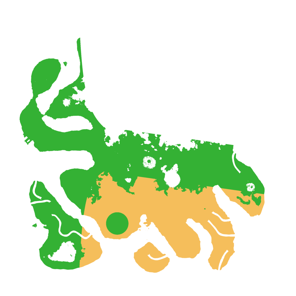 Biome Rust Map: Procedural Map, Size: 3500, Seed: 4813377