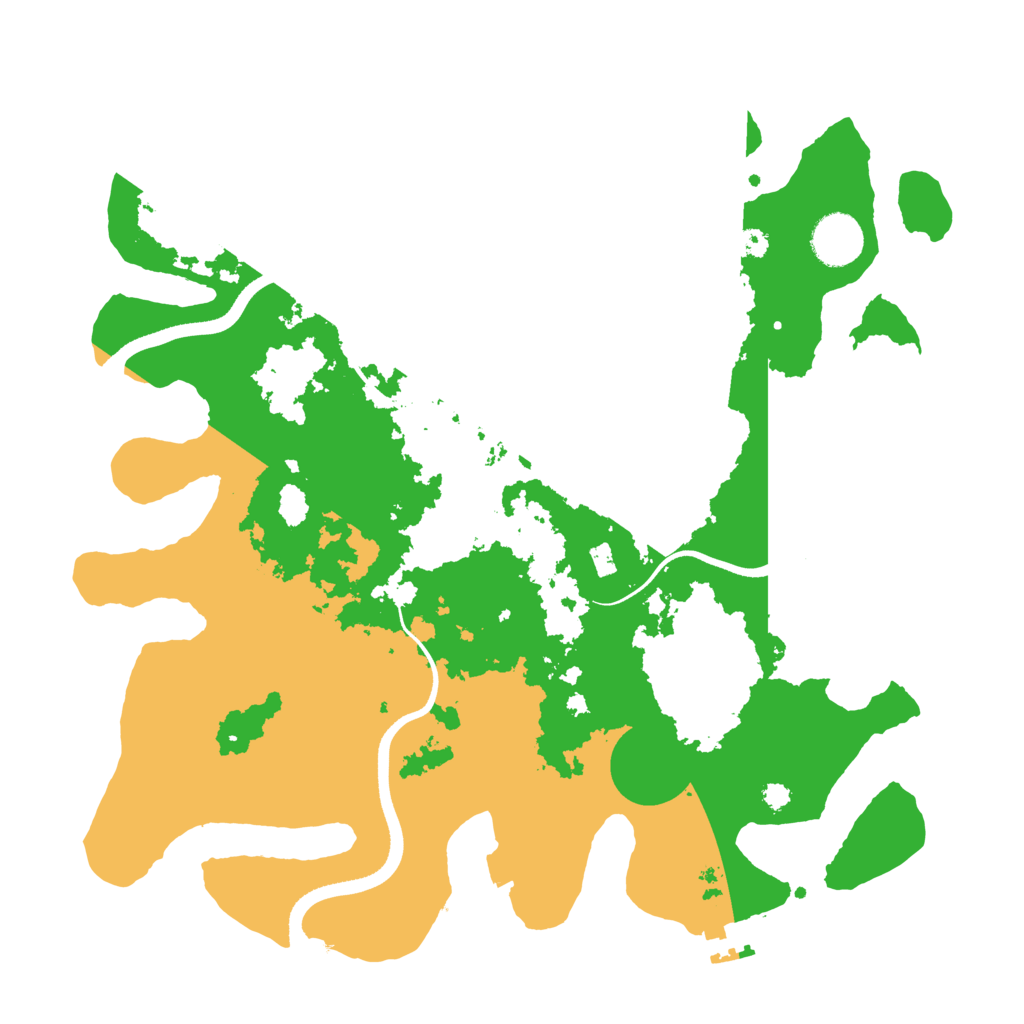 Biome Rust Map: Procedural Map, Size: 3500, Seed: 2453057
