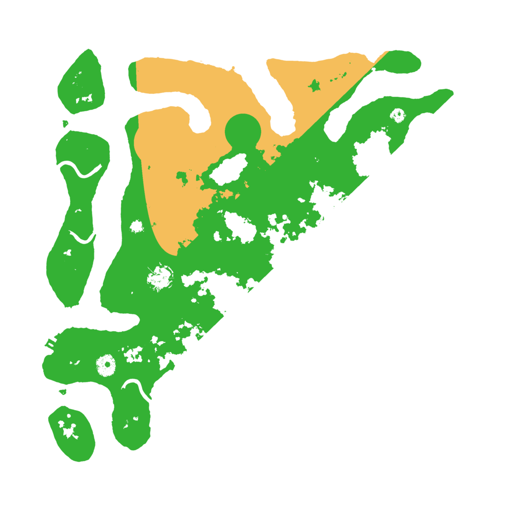 Biome Rust Map: Procedural Map, Size: 3700, Seed: 5770625