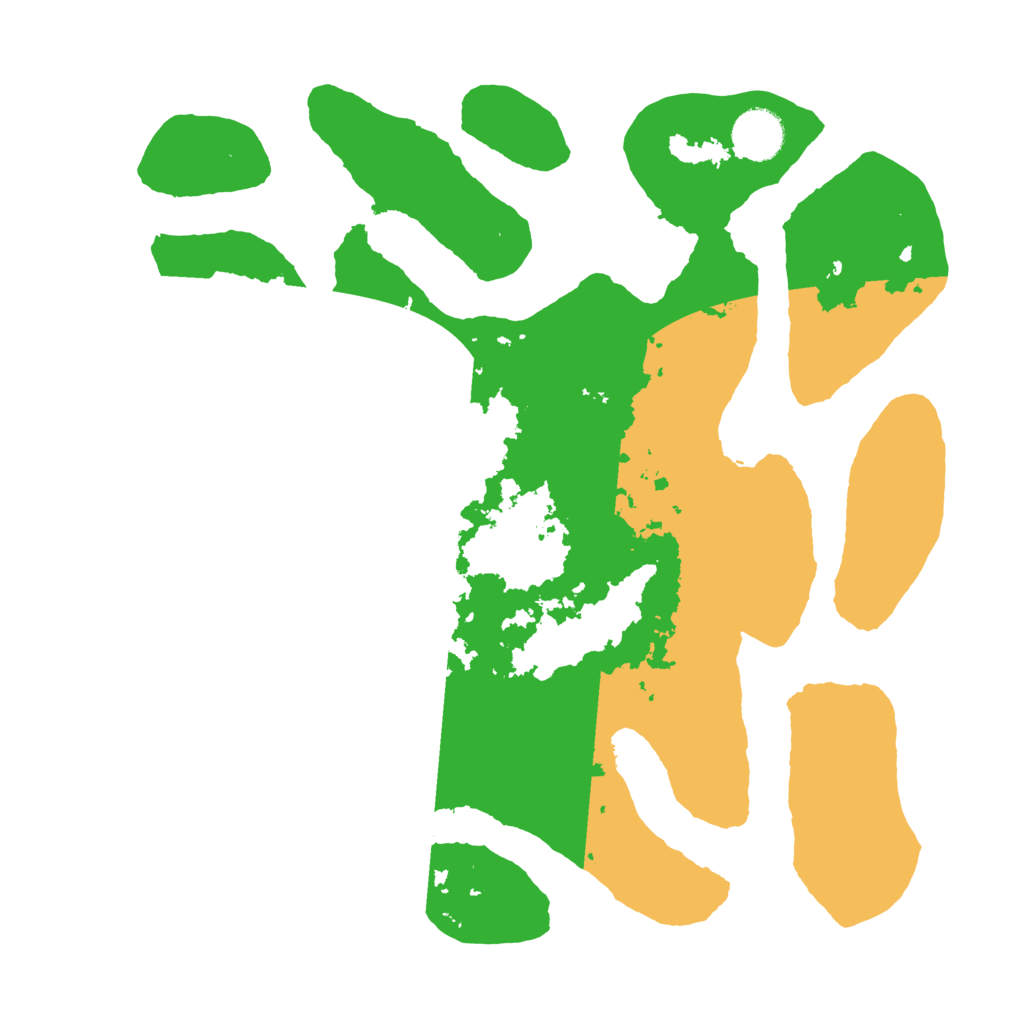 Biome Rust Map: Barren, Size: 3500, Seed: 5856992