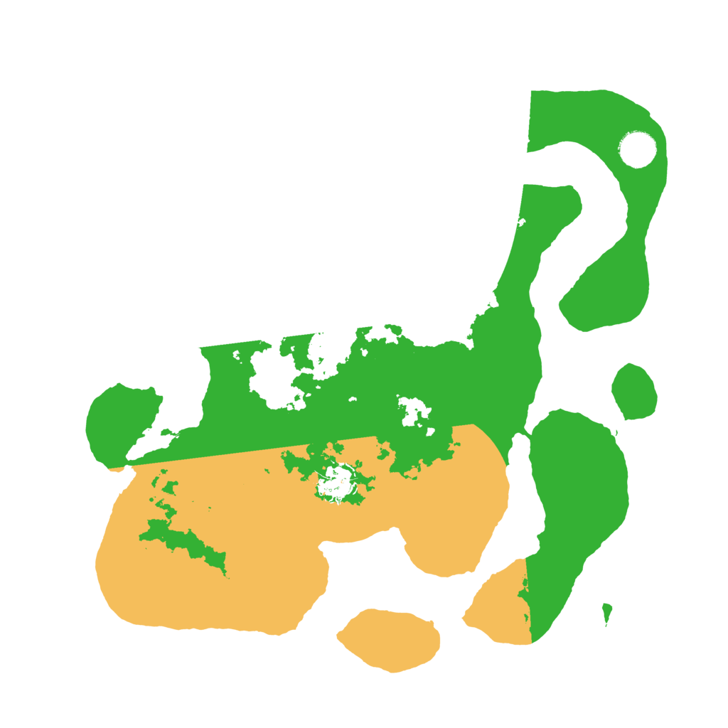 Biome Rust Map: Barren, Size: 3500, Seed: 2837271