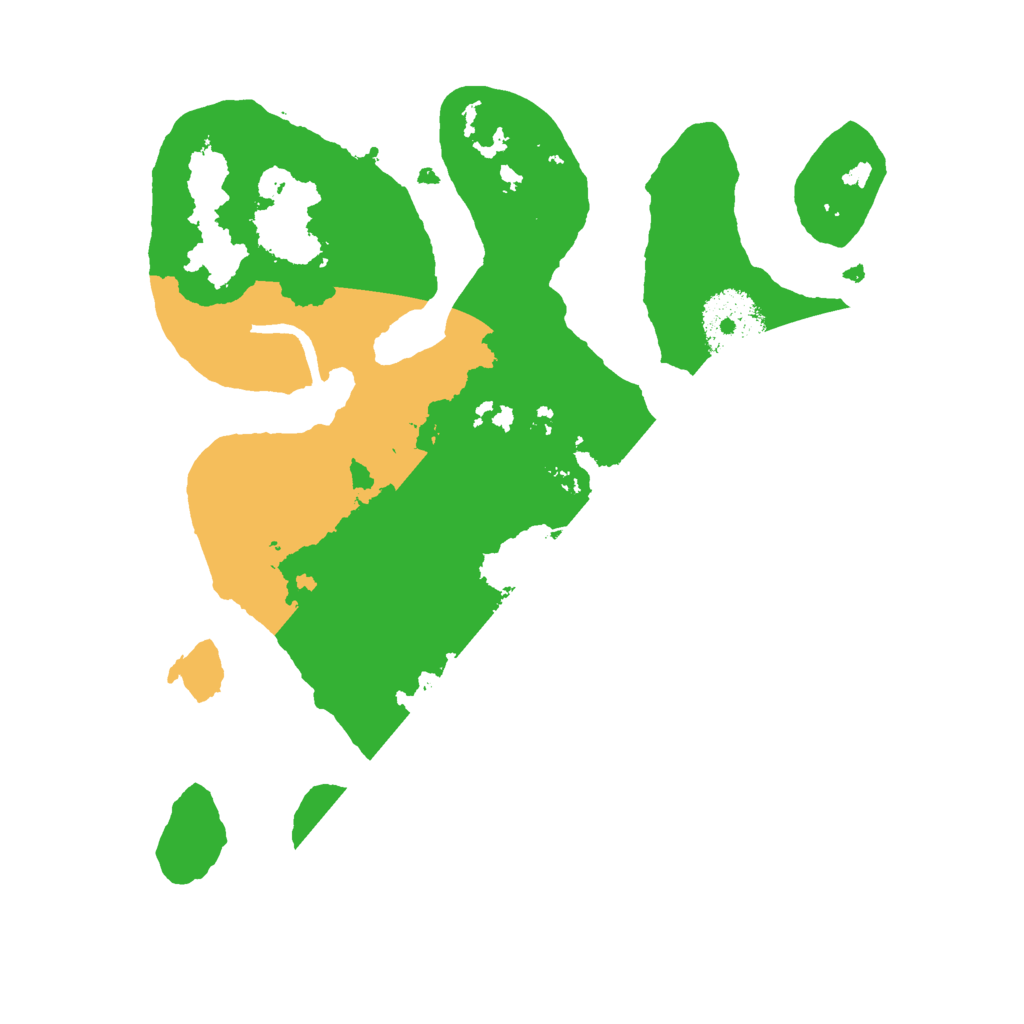 Biome Rust Map: Procedural Map, Size: 2500, Seed: 34059348