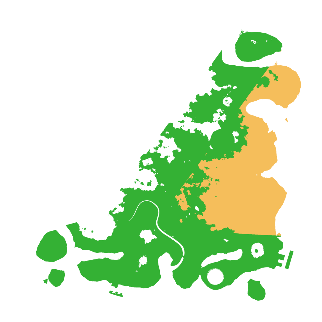 Biome Rust Map: Procedural Map, Size: 3500, Seed: 1614412