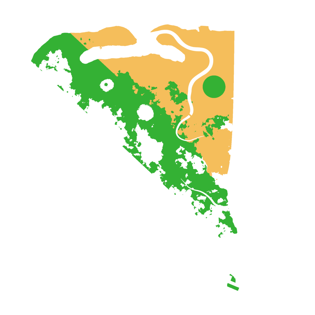 Biome Rust Map: Procedural Map, Size: 3700, Seed: 2239571