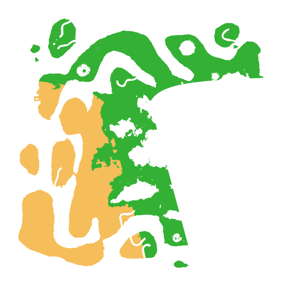 Biome Rust Map: Procedural Map, Size: 3500, Seed: 1753837