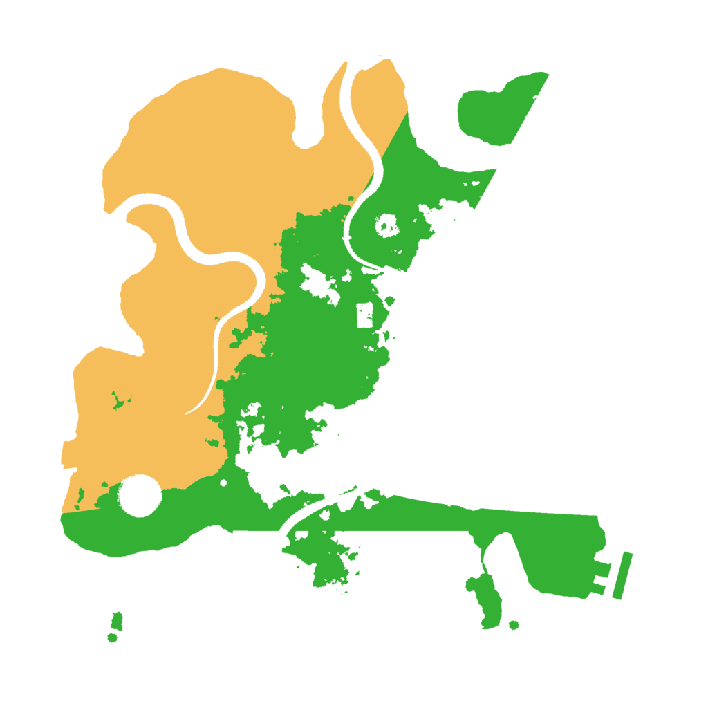 Biome Rust Map: Procedural Map, Size: 3000, Seed: 314911