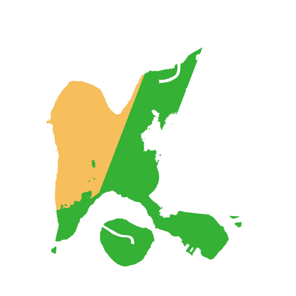 Biome Rust Map: Procedural Map, Size: 2350, Seed: 271396