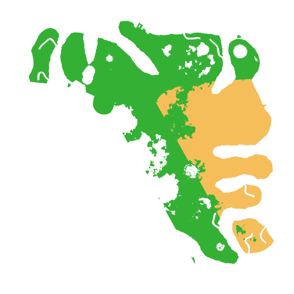 Biome Rust Map: Procedural Map, Size: 3800, Seed: 268830055