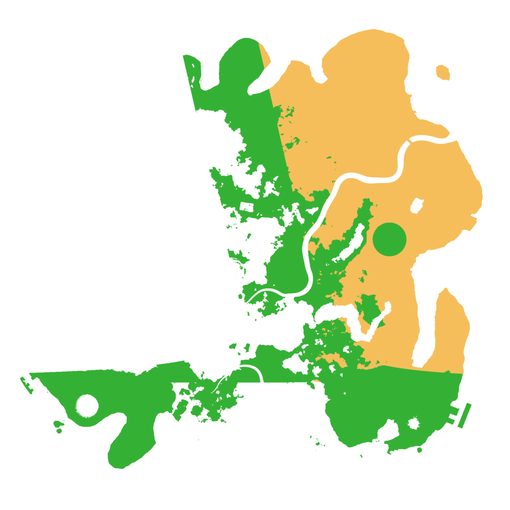 Biome Rust Map: Procedural Map, Size: 4000, Seed: 5720752