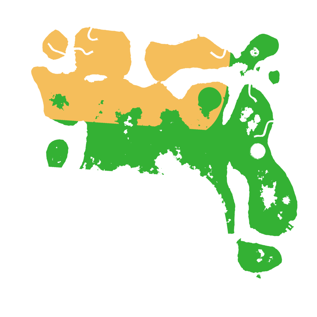 Biome Rust Map: Procedural Map, Size: 3700, Seed: 1349110